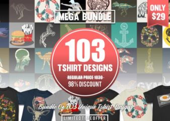103 Vector T-shirt Designs